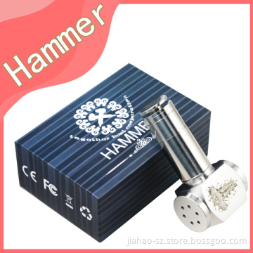 New Arriavl Hammer Mods Full Mechanical Mod with 2 Extension Tubes 18350mAh 18500mAh 18650mAh Vapor Kit E Cigarette Promition Price